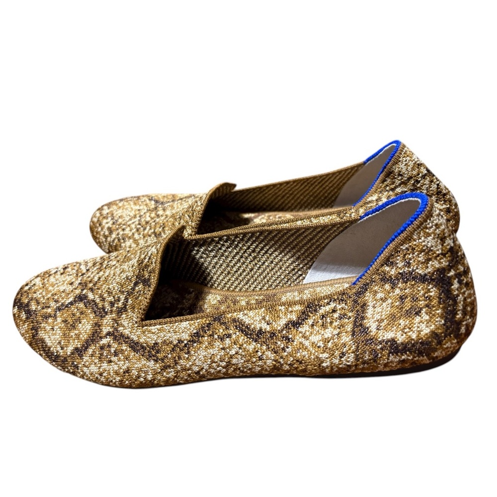 Rothy’s The Loafer In Bronze Metallic Python Must… - image 5